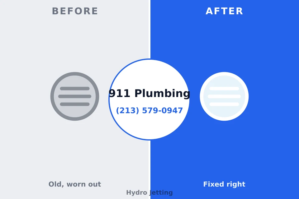 Before and after: plumbing repair Sutter Creek, CA